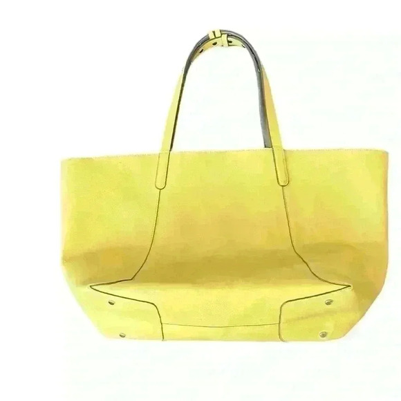ZARA Yellow and Silver Reversible Tote Bag - Picture 2 of 7